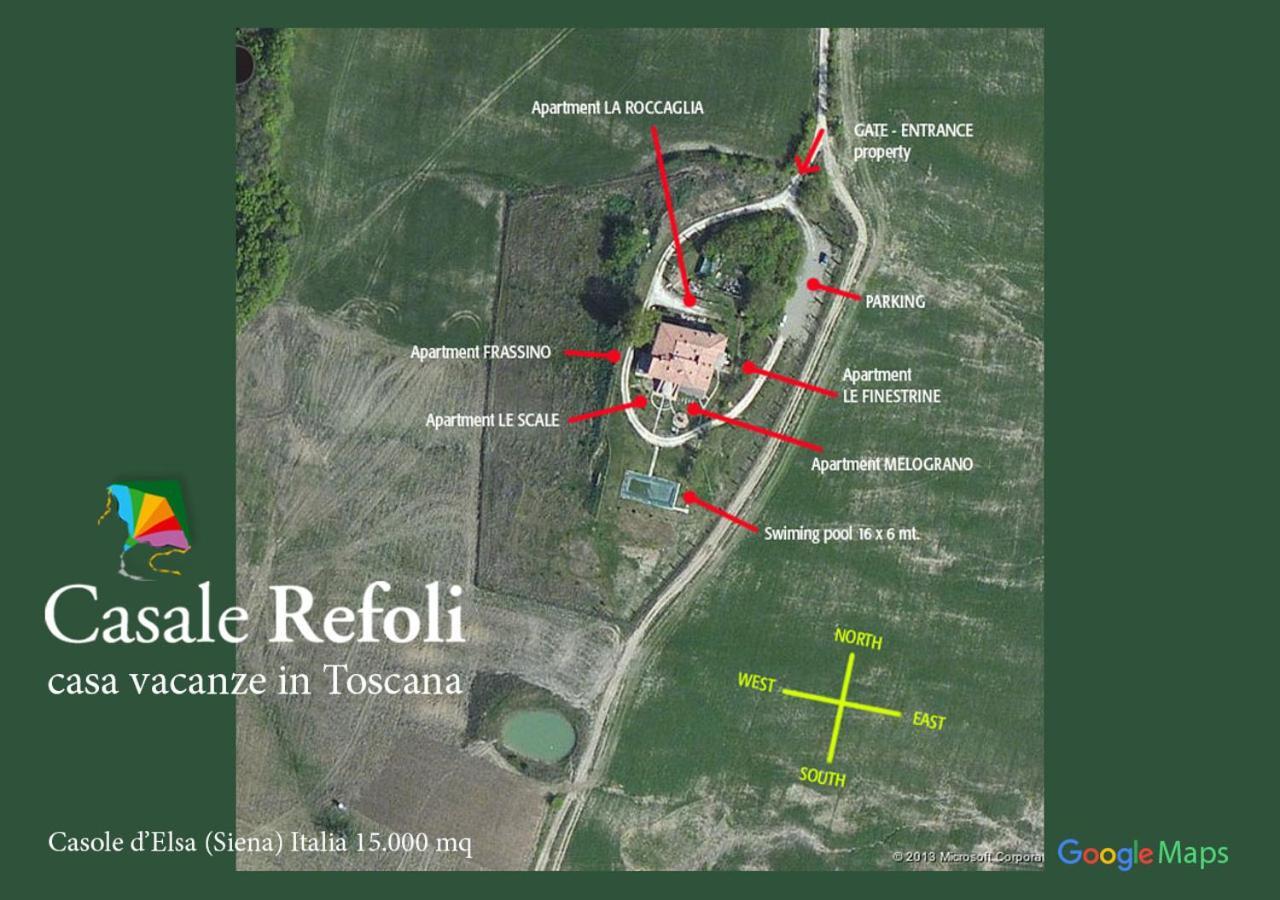 Гостевой дом Casale Refoli Казоле-д'Эльса Экстерьер фото